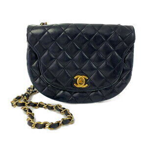 Chanel Half Moon Shoulder Bag Black